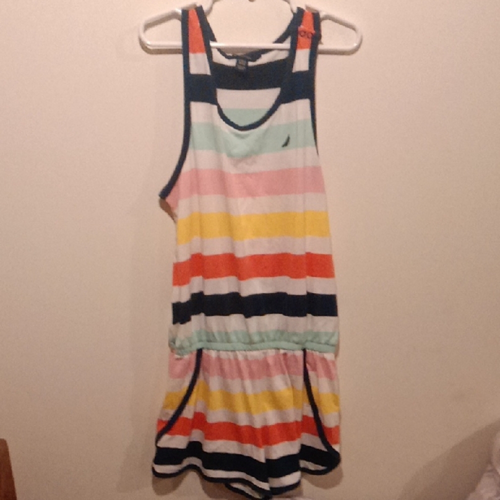 Colorful Striped Sleeveless Dress